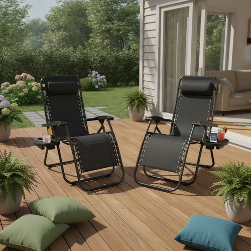 Set black folding - set,