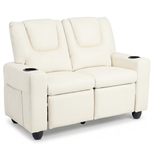 Seater kids recliner pu - 2-seater,