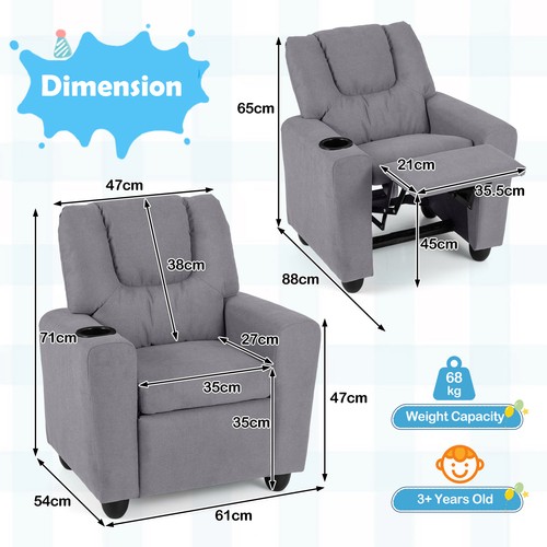 Kids reclining chair - kids, w/