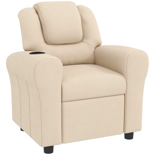 Homcom kids recliner chair pu - kids, chair,