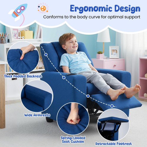 Recliner push back sofa chair - push,