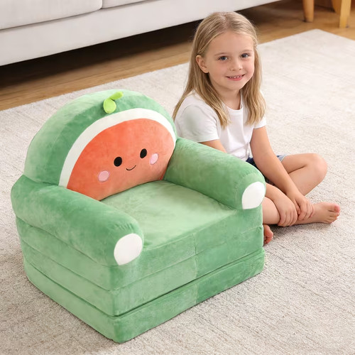 Kids folding sofa chair plush - chair,