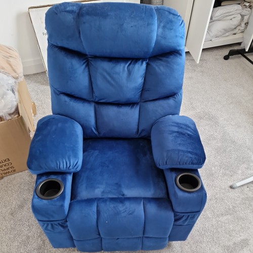 Kids reclining chair - chair, navy