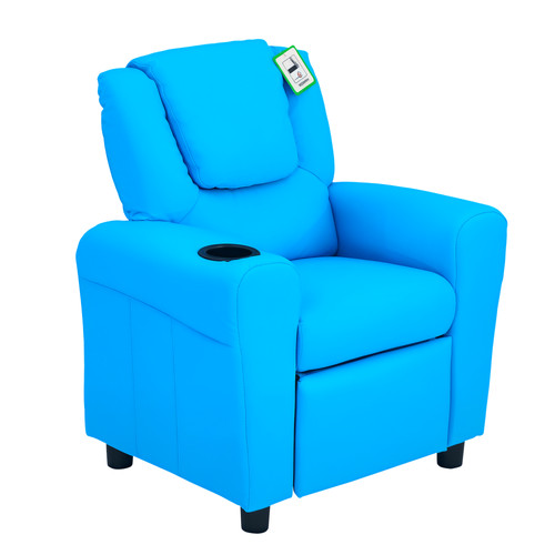 Homcom kids recliner chair - kids,